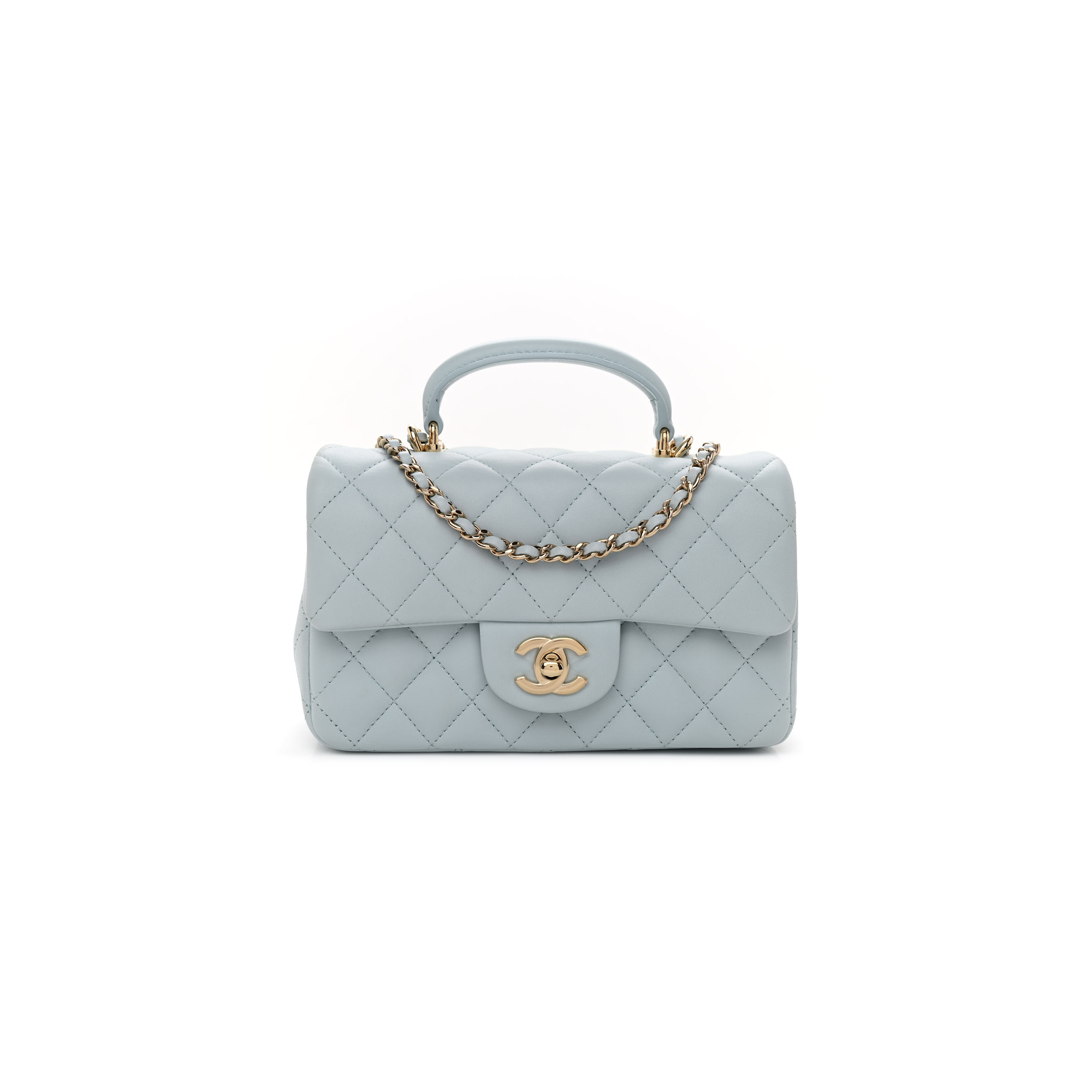 CHANEL MINI TOP HANDLE FLAP 1161257 (20*14*6cm)